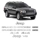Kit Adesivos Jeep Grand Cherokee V8 96/99 Emblema Cromado Kit Adesivos Jeep Grand Cherokee V8 96/99 Emblema Cromado