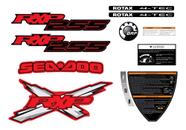 Kit Adesivos Jet Ski compatível Sea-Doo RXP 255