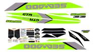 Kit Adesivos Jet Ski Sea-doo Gtr 215 Verde Fluorescente