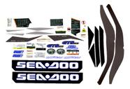 Kit Adesivos Jet Ski Sea Doo Gts 130 11/12 Azul