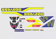 Kit Adesivos Jet Ski Sea-Doo Wake Pro 2020 UV 21un Kit Adesivos Jet Ski Sea-Doo Wake Pro 2020 UV 21un