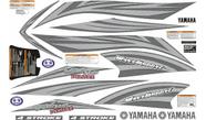 Kit Adesivos Jet Ski Yamaha Vx 110 Deluxe Cinza E Prata Kit Adesivos Jet Ski Yamaha Vx 110 Deluxe Cinza E Prata