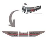 Kit Adesivos Johnson 15HP 89 Compatível Motor Popa