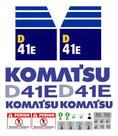 Kit Adesivos Komatsu D41 E