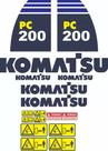 Kit Adesivos - Komatsu Pc 200 Kit Adesivos - Komatsu Pc 200