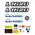 Kit Adesivos L 1620 Classic Caminhão MB Cromado - Genérico