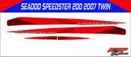 Kit Adesivos Laterais Seadoo Speedster 200 2007