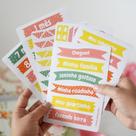 Kit Adesivos Maternidade Rosé/Amarelinho