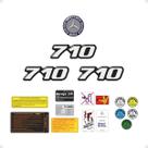 Kit Adesivos MB 710 Emblema Caminhão Mercedes Benz Genérico