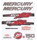 Kit Adesivos Mercury Proxs 150 Para Motor De Popa Optimax