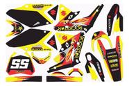 Kit Adesivos Moto Cross Trilha Suzuki 2009