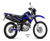 Kit Adesivos Moto Yamaha Lander 250 2009 A 2019 Azul