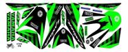 Kit Adesivos Moto Yamaha Lander 250 2009 A 2019 Verde