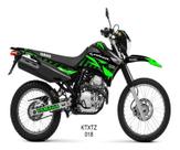 Kit Adesivos Moto Yamaha Lander 250 2009 A 2019 Verde