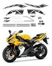 Kit Adesivos Moto Yamaha R1 2006 50 Anos Amarela Ca-00699
