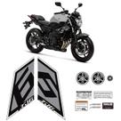 Kit Adesivos Moto Yamaha Xj6 2015 Faixa Do Tanque + Emblemas