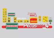 Kit Adesivos Nogueira Pecus 9004 / 4 (quebra-grãos) Kit Adesivos Nogueira Pecus 9004 / 4 (quebra-grãos)