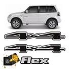 Kit Adesivos Pajero Tr4 4x4 Flex 2014/2016 Emblema Resinado Kit Adesivos Pajero Tr4 4x4 Flex 2014/2016 Emblema Resinado