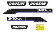 Kit Adesivos Para Escavadeira - Doosan 340 Lcv