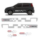 Kit Adesivos Para Fiat Uno Attractive 2011/2021 Faixas Kit Adesivos Para Fiat Uno Attractive 2011/2021 Faixas
