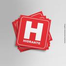 Kit Adesivos para Hidrante 20cmx20cm Kit Adesivos para Hidrante 20cmx20cm