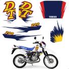 Kit Adesivos Para Yamaha DT 200 1996 Moto Azul Completo