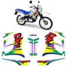 Kit Adesivos Para Yamaha DT 200R 1999 Moto Branca Completo