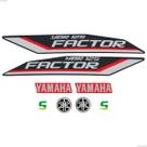Kit Adesivos Para Yamaha Factor 125 Ybr 2012 Moto Vermelha