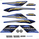Kit Adesivos Para Yamaha Fazer 150 SED YS 2016 Moto Azul