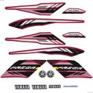 Kit Adesivos Para Yamaha Fazer 150 SED YS 2016 Moto Vermelha