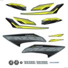 Kit Adesivos Para Yamaha Fazer 250 Ys Flex 2016 Moto Preta
