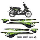 Kit Adesivos Para Yamaha Neo 115 2010 Moto Preta + Emblema