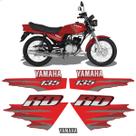 Kit Adesivos Para Yamaha RD 135 1998 Moto Vermelha Laterais