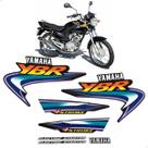 Kit Adesivos Para Yamaha Ybr 125 2002 Moto Preta Completo