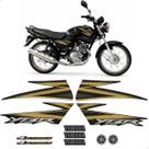 Kit Adesivos Para Yamaha Ybr 125 2006 Moto Preta + Emblemas