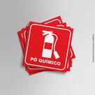Kit Adesivos Pó Quimíco 20cmX20cm