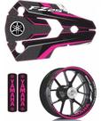 Kit Adesivos Prot Escape E Friso Yamaha Fazer Fz25 Rosa