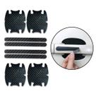 Kit Adesivos Protetor Maçanetas Carro Fibra De Carbono 3d