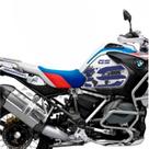 KIT Adesivos Protetor Tanque BMW R1250 GS Adventure Rallye Azul KIT Adesivos Protetor Tanque BMW R1250 GS Adventure Rallye Azul