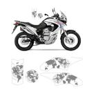 Kit Adesivos Protetores Honda XL750 Transalp Cinza Branco
