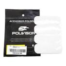 Kit Adesivos Refletivo Capacete Moto Prata Polivisor Kit Adesivos Refletivo Capacete Moto Prata Polivisor
