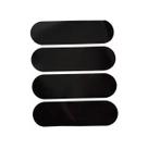Kit Adesivos Refletivo Preto para Capacete Padrão Contran