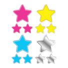 KIT Adesivos Resinados Estrelas Coloridas Decorativas