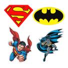KIT Adesivos Resinados Super Heróis Estilo HQ Decorativo