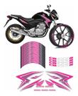 Kit Adesivos Rosa Carenagem Honda Cb 300r 2015 R