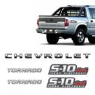 Kit Adesivos S10 Tornado Turbo Eletronic 4x4 Faixa Traseira Kit Adesivos S10 Tornado Turbo Eletronic 4x4 Faixa Traseira