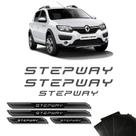 Kit Adesivos Sandero Stepway 15 Grafite + Soleira Protetora