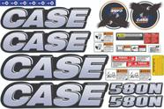 Kit Adesivos SPTS Compatível Retroescavadeira Case 580N