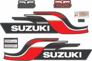 Kit Adesivos Suzuki 25 Hp Para Motor De Popa