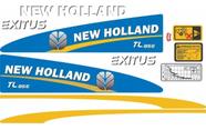 Kit Adesivos UV Compatível New Holland TL85E Exitus